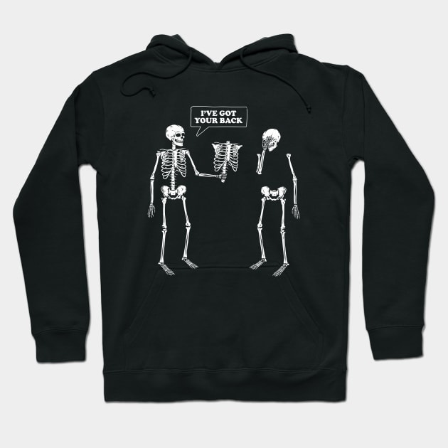 I've got your back | Skeletons Hoodie by Gammaray